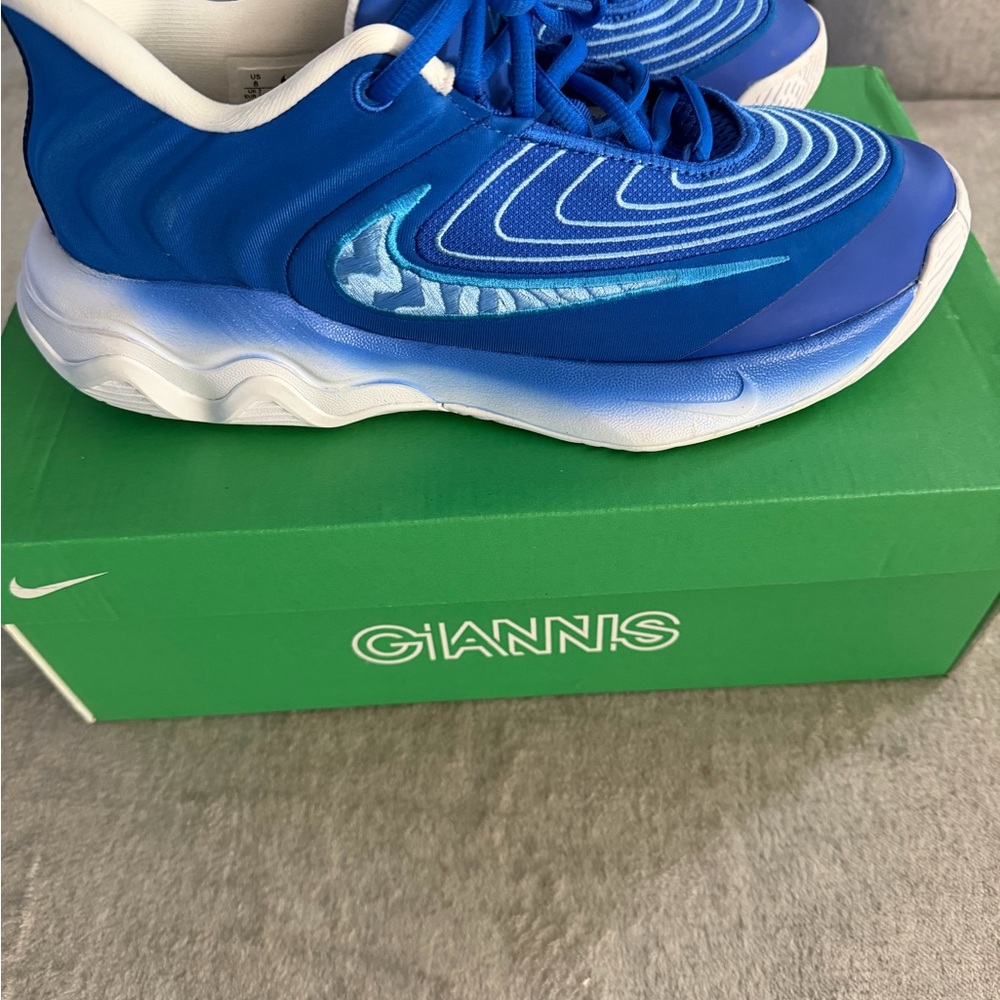 Nike Vibrant Blue Giannis Sneakers